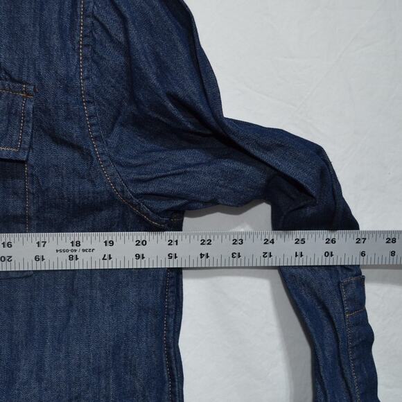 Piombo Woman's Utility Denim Jacket Check Exact Measurements for Correct size - Picture 12 of 14